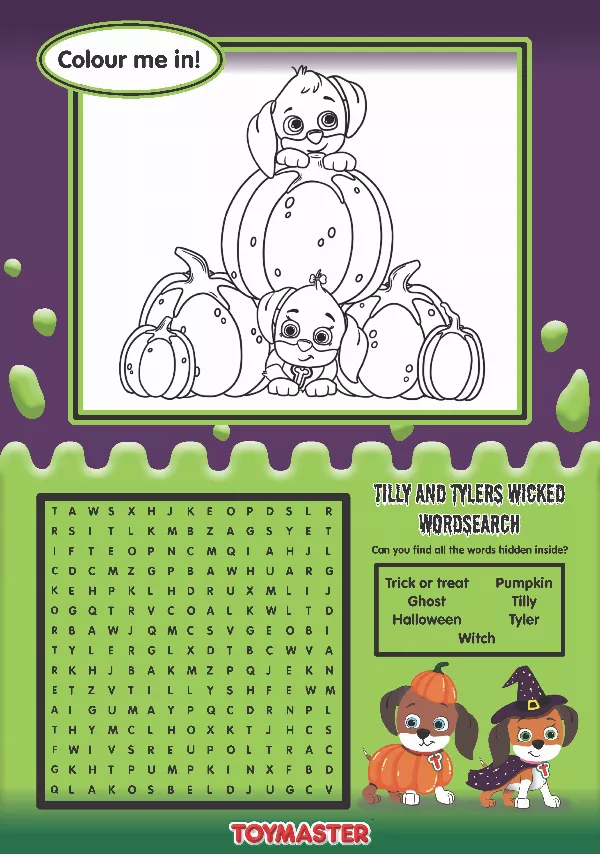 Halloween Activity Sheet 1